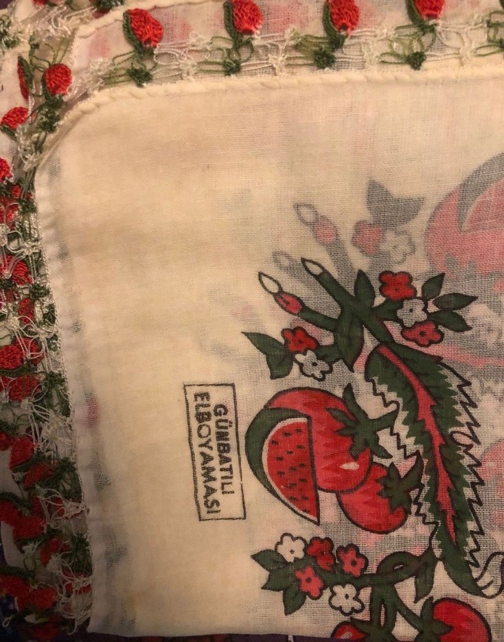 domates  desenli yazmalar - Görsel 3