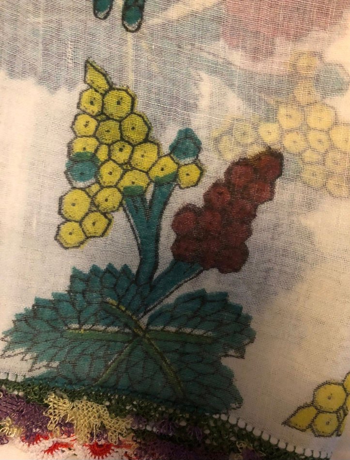 üzüm desenli yazma - Görsel 2