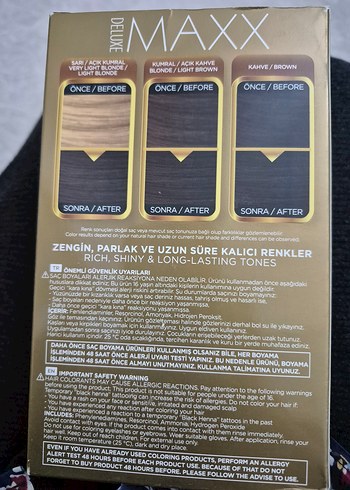 Maxx Deluxe Koyu Kumral Saç Boyası 6.0 - Görsel 2