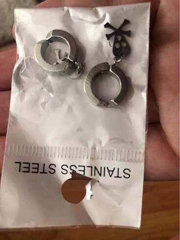 Kıstırmalı çelik küpeler - Görsel 7