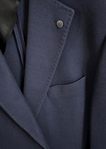 Düğmeli Lacivert Erkek Ceket, Normal Boy - Görsel 2