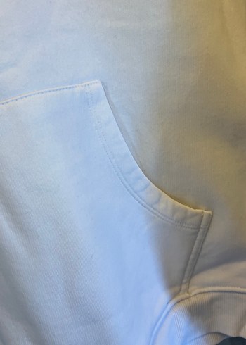 Kadın Beyaz Kapüşonlu DC Baskılı Sweatshirt - Görsel 3