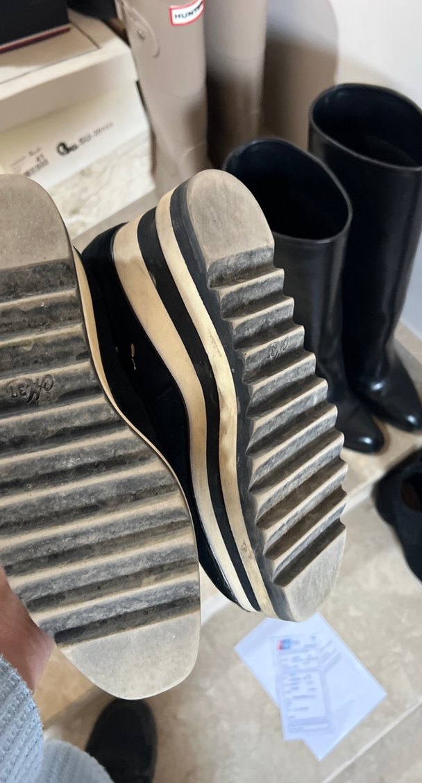 Siyah Süet Dolgu Topuklu Kadın Bot - Görsel 5