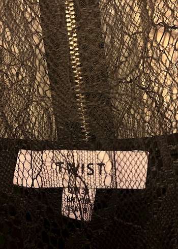 Dantelli Siyah Gotik Midi Elbise - Görsel 7