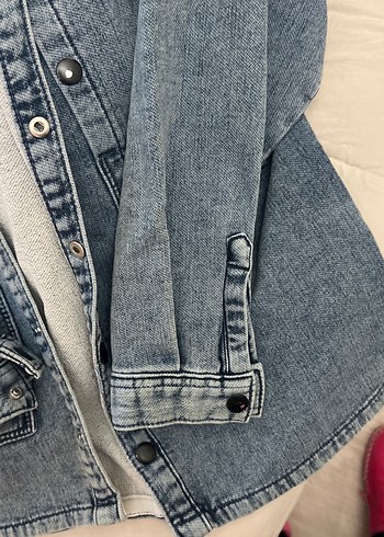 Erkek çocuk Denim Midi Ceket Düğmeli - Görsel 3