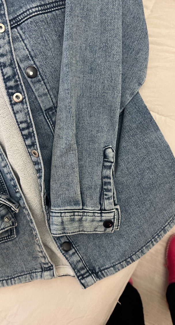 Erkek çocuk  Denim Midi Ceket Düğmeli - Görsel 3