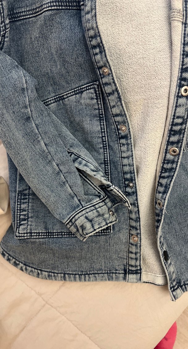 Erkek çocuk  Denim Midi Ceket Düğmeli - Görsel 2