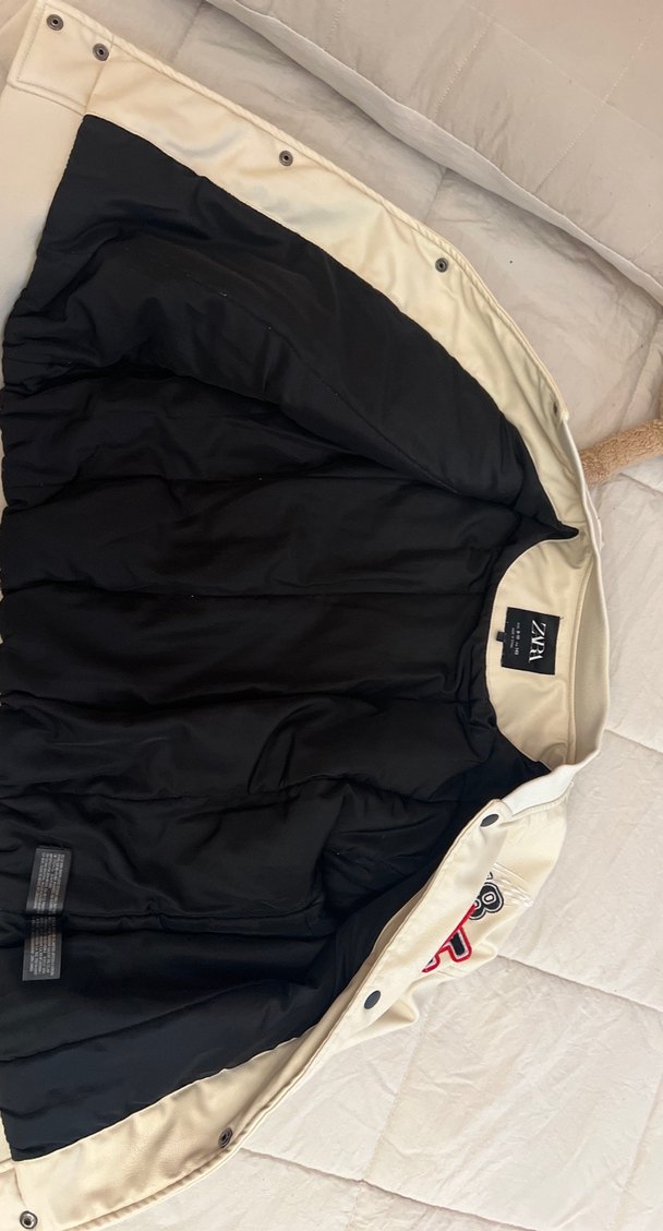 Düğmeli Beyaz Deri erkek çocuk  Ceket - Görsel 3