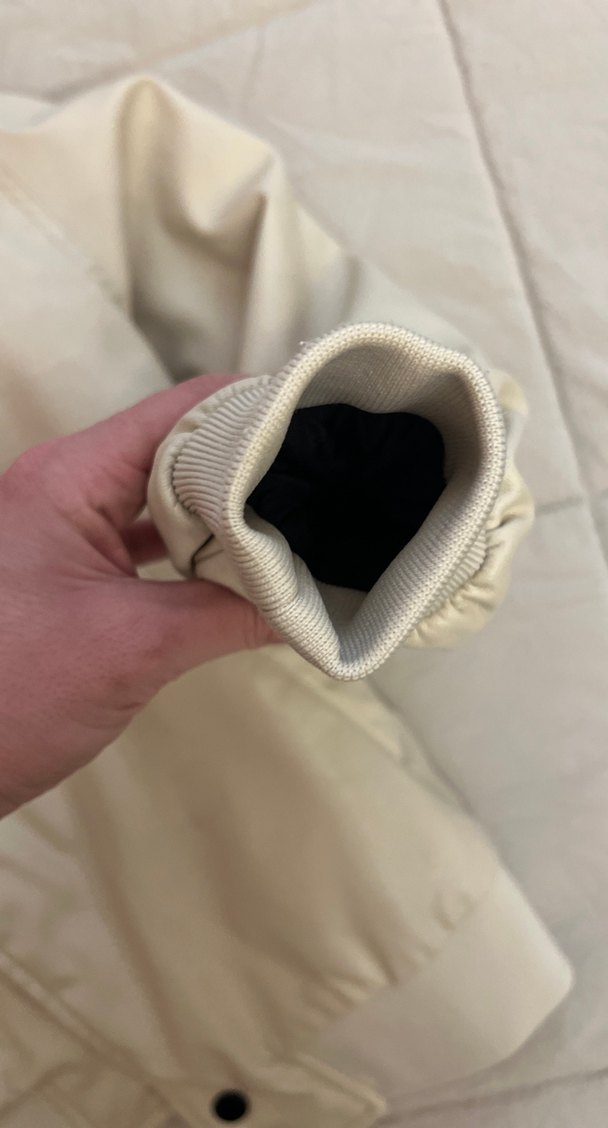 Düğmeli Beyaz Deri erkek çocuk  Ceket - Görsel 5