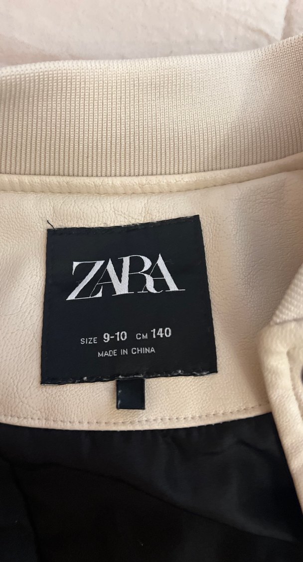 Düğmeli Beyaz Deri erkek çocuk  Ceket - Görsel 2