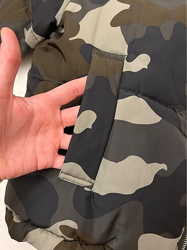 s Beden haki Renk H&M kamuflaj mont