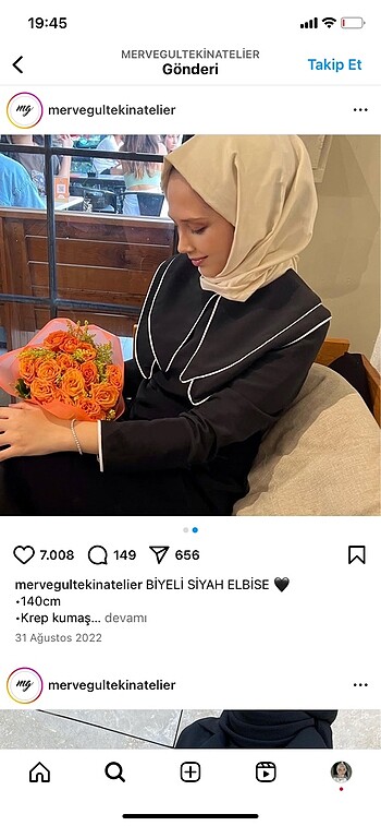 m Beden mavi Renk Merve Gültekin
