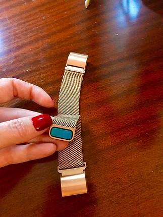  Beden altın Renk Fitbit Charge 2 Paslanmaz Çelik Mıknatıslı Kordon Kayış