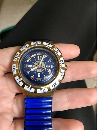  Beden gri Renk 2 adet Orjinal Swatch Saat