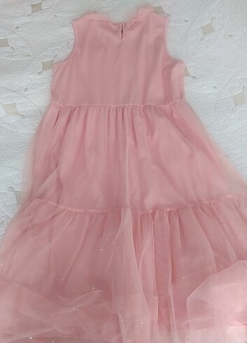 LC Waikiki Kız çocuk elbise rengi toz pembe