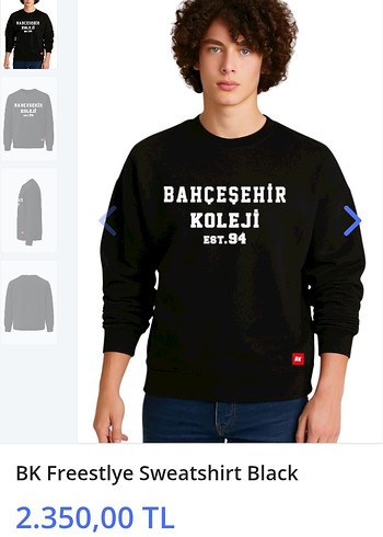 yeni sezon sweatshirt bahçeşehir - Görsel 3