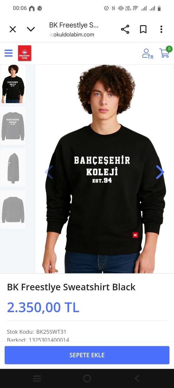 yeni sezon sweatshirt bahçeşehir - Görsel 3