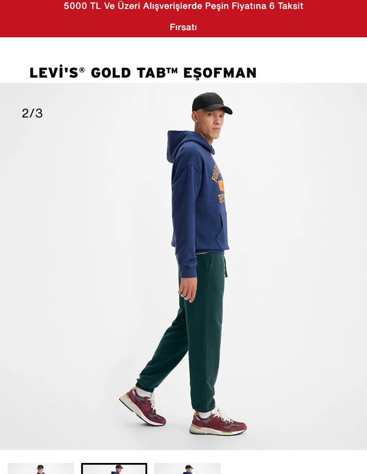 Levi's Erkek Yeşil Baskılı Sweatshirt - Görsel 2