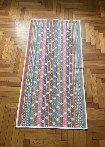 Bohem Çok Renkli Baskılı Kilim - Görsel 2