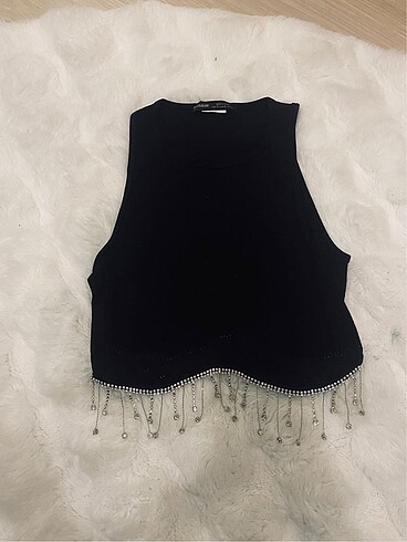 Pull and Bear Pull&bear swarovski tasli bluz