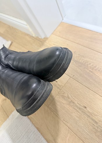 Siyah Deri  Bot - Görsel 5