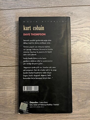 Kurt Cobain Dave Thompson