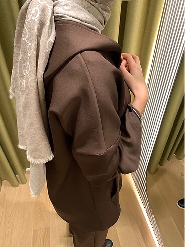 Suud Collection Kahverengi Scuba Takım