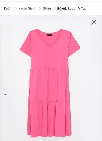 Pembe elbise