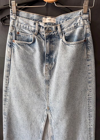 Midi Denim Etek - Görsel 3