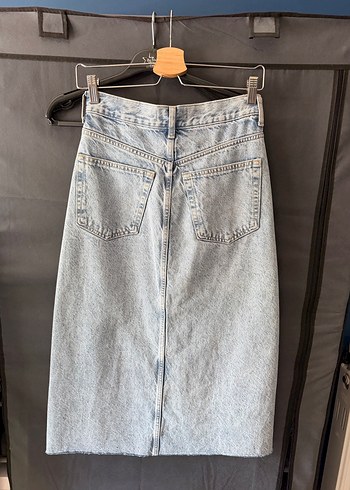 Midi Denim Etek - Görsel 4