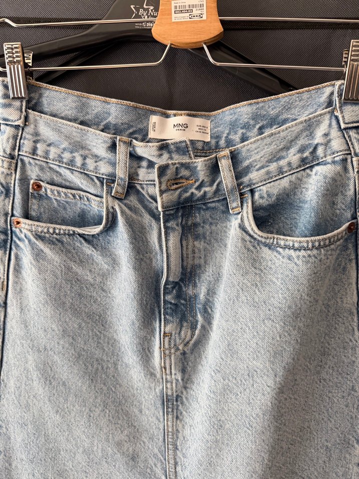 Midi Denim Etek - Görsel 2