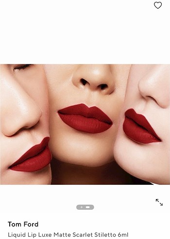 Tom Ford Sıvı Mat Ruj Scarlet Stiletto 6ml - Görsel 2