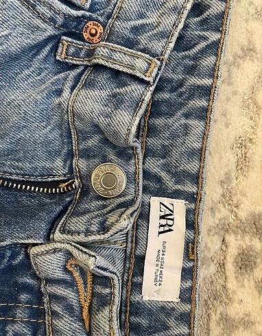 Zara Zara mavi palazzo jean pantolon