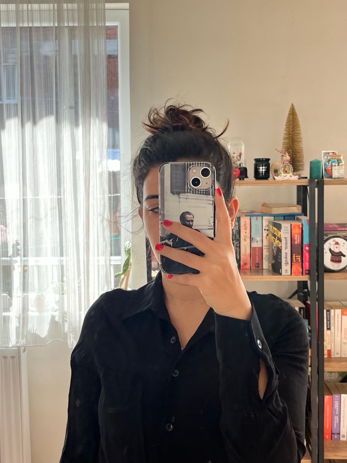 Siyah gömlek - Görsel 5