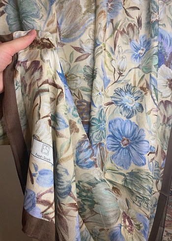 Fındık kabuğu Fresh Scarf şal rami koleksiyonu