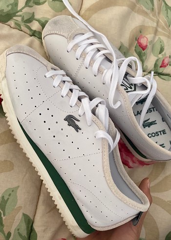 Lacoste Beyaz Lacoste Bağcıklı Spor Ayakkabı