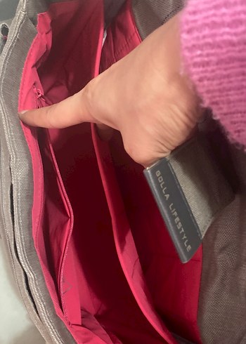 Beden haki Renk Bej Bohem Tarz Kadın Laptop Çantası