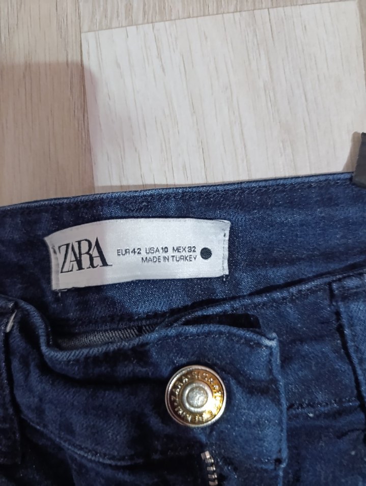 Lacivert Midi Kadın Kot Pantolon - Görsel 2