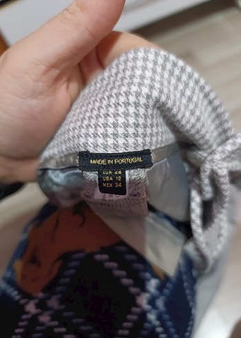 Gri Kadın Keten Salaş Midi Pantolon - Görsel 6