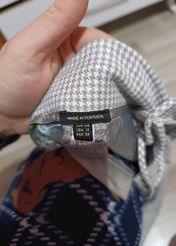 Gri Kadın Keten Salaş Midi Pantolon - Görsel 4