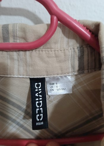 Bej Ekose Uzun Kollu Kadın Gömlek - Görsel 3