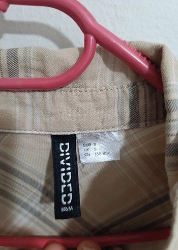 Bej Ekose Uzun Kollu Kadın Gömlek - Görsel 2