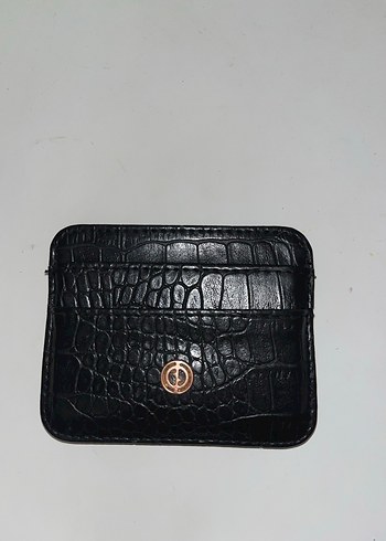 defacto siyah deri kartlık - Görsel 2