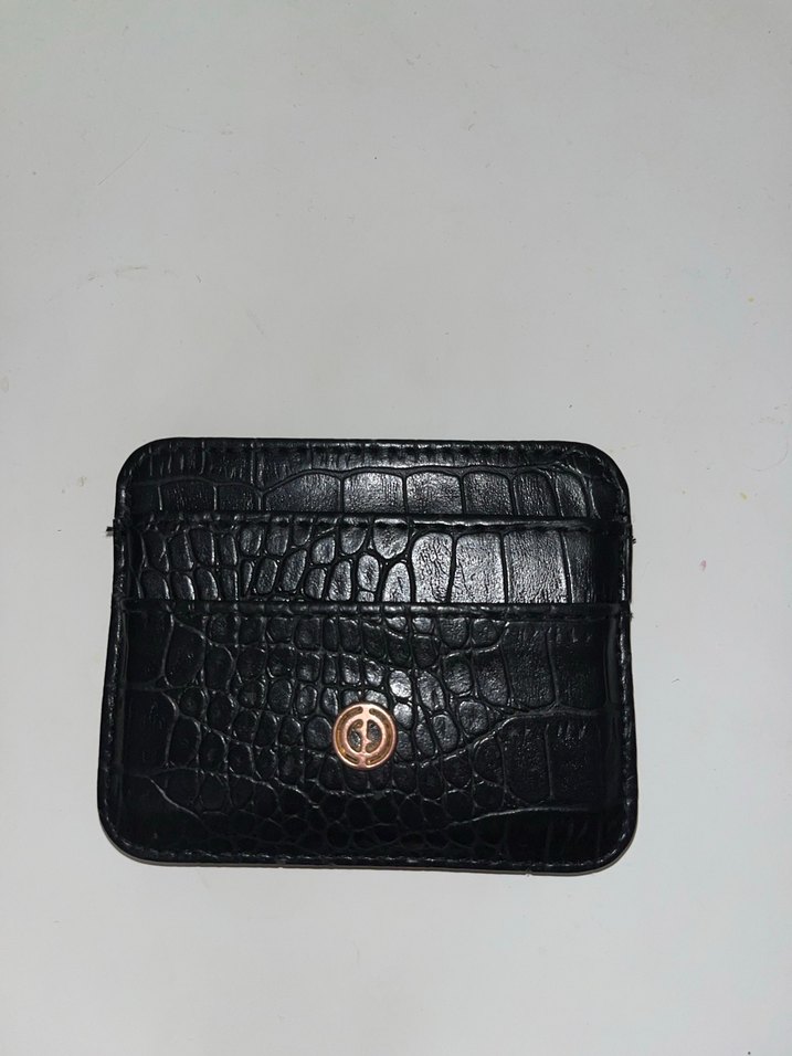 defacto siyah deri kartlık - Görsel 2