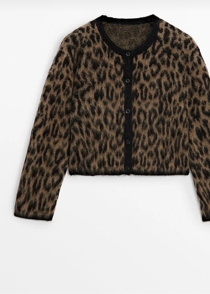 Zara muadil leopar hırka - Görsel 2