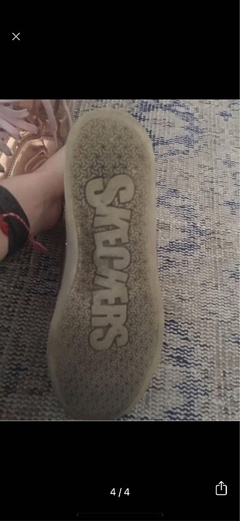 38 Beden altın Renk Skechers