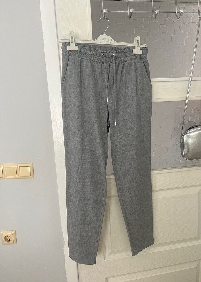 Koton gri kadın pantolon - Görsel 2
