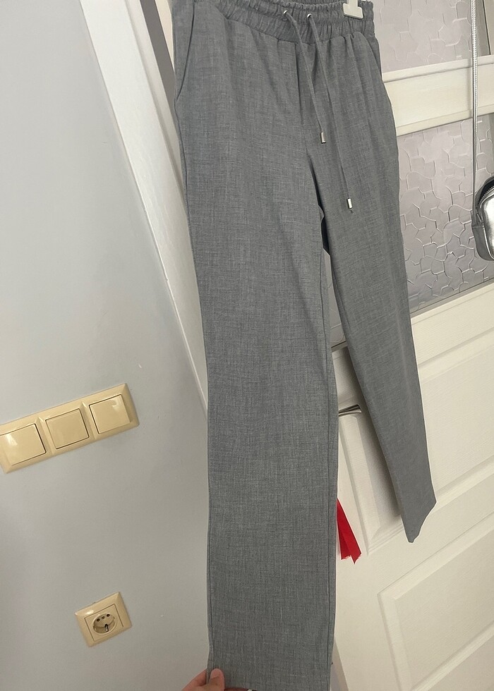 Koton gri kadın pantolon - Görsel 4