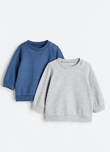 H&m 2 lü sweatshirt 