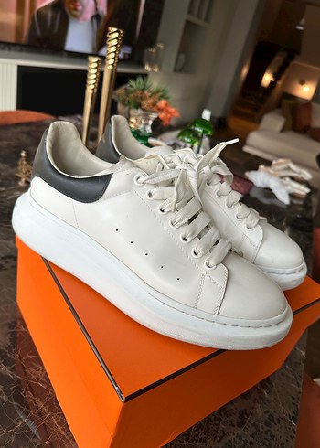 Alexander McQueen 3 Alexander Mcqueen Oversized Sneaker 44 Numara Beyaz